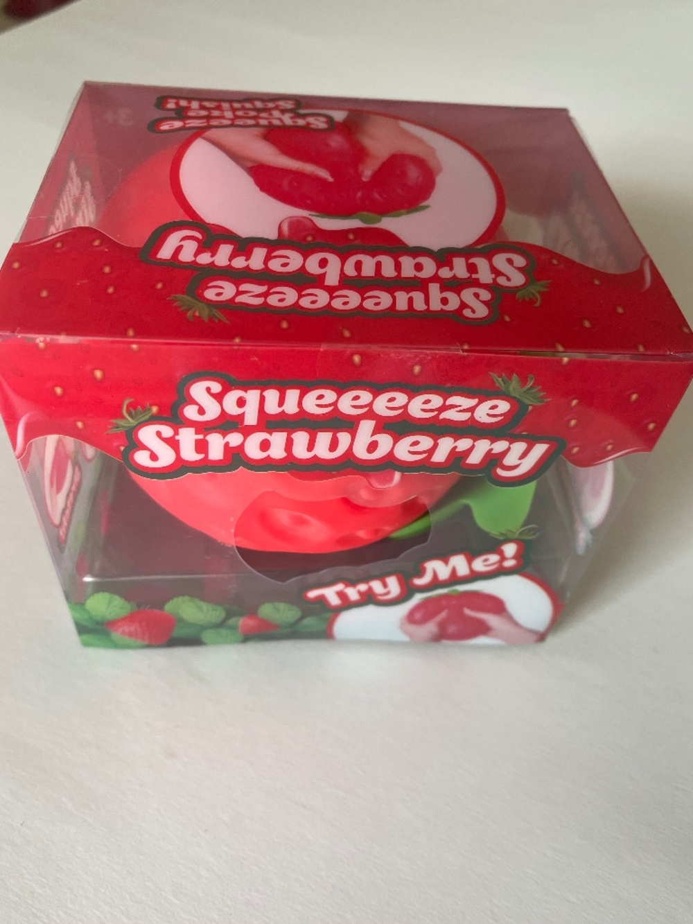 SQUEEEEZE STRAWBERRY  Squishy Toy   NEW